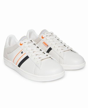 Superdry Sleek Tennis Férfi Tornacipő Fehér | FXWRB6142